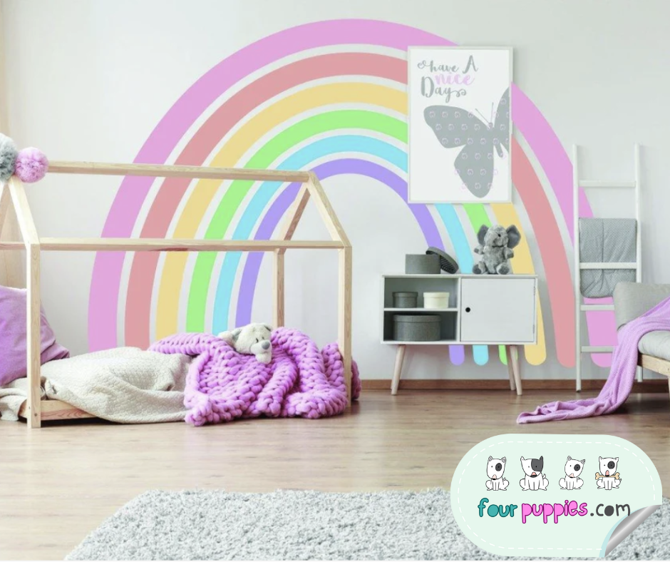 How to Transform Your Baby’s Room with Rainbow Wall Stickers 🌟 | Nursery Decor Inspiration