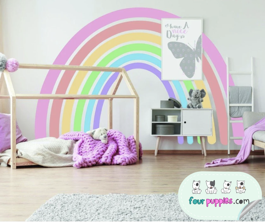 How to Transform Your Baby’s Room with Rainbow Wall Stickers 🌟 | Nursery Decor Inspiration