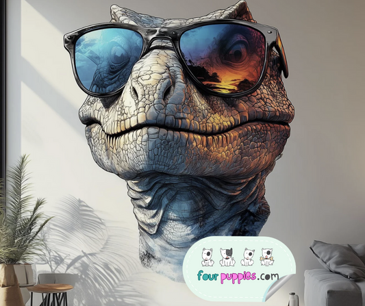 Wall stickers are a simple, affordable and immediate way to change the decor of a room without the hassle of painting or geometric changes. this is a turtle wall sticker from fourpuppies.com for teen room decoration