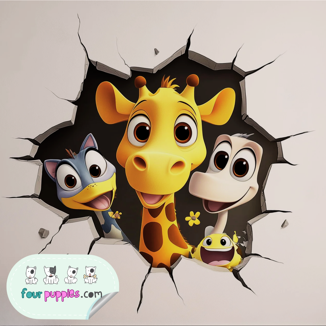 Transform Your Child’s Room Easily and Affordably: Wall Stickers from Four Puppies