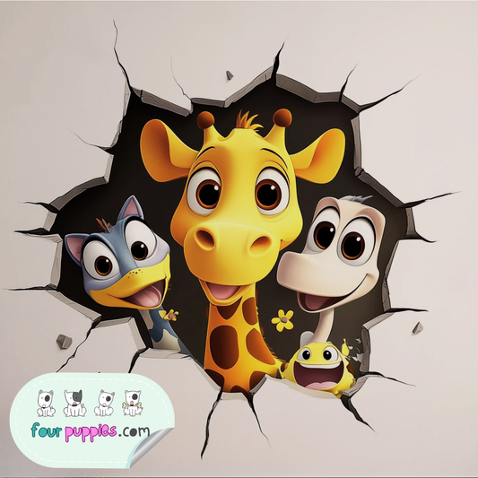 Transform Your Child’s Room Easily and Affordably: Wall Stickers from Four Puppies