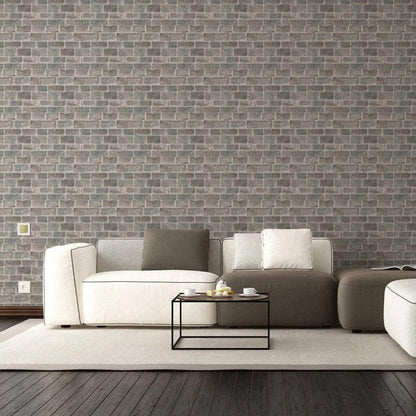 Stylish living room featuring 3D faux stone wall panel transformation with modern furniture and decor.