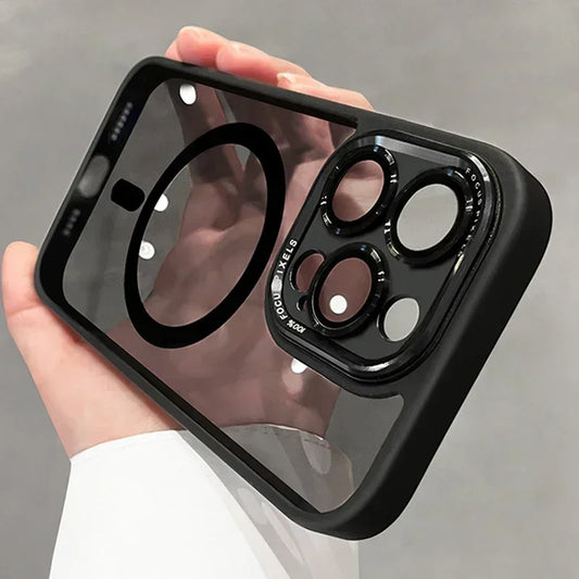 Luxury Magnetic Metal Lens Protection IPHONE Case