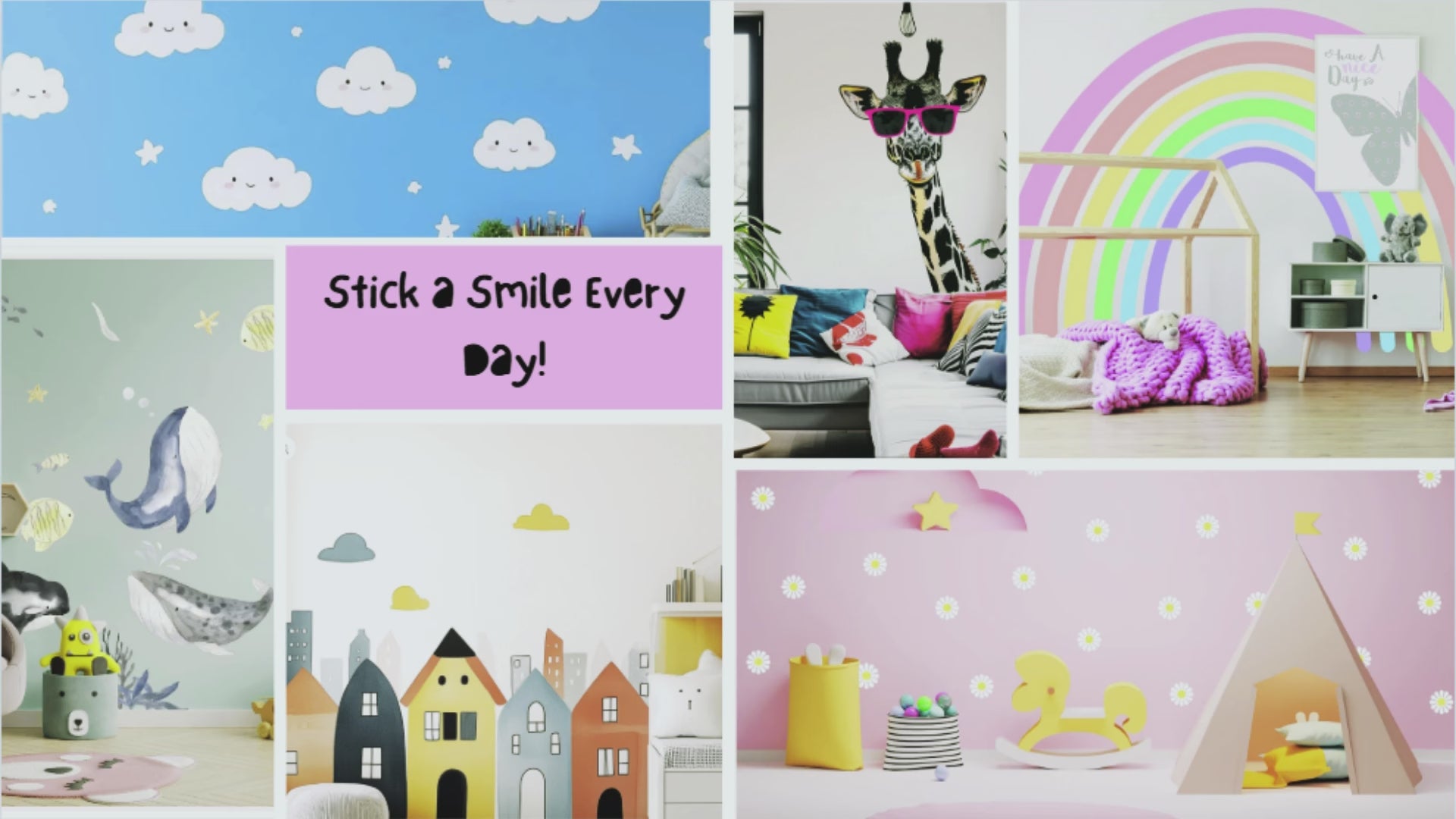 Load video: get inspired with our eco wall stickers arts!